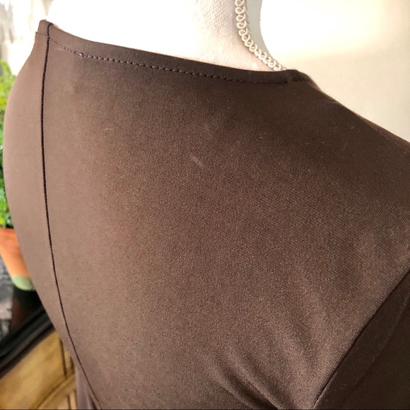 Michael Kors Stunning Zipper Brown Dress - Picture 8 of 14